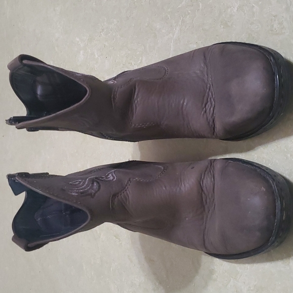 low boots, Børn Riven, grey nubuck leather - Picture 5 of 6